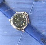 Panerai PAM 777 Watch - Panerai Luminor Marina Blue OP Logo W Blue Canvas Strap